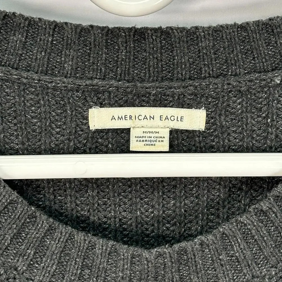 American‎ Eagle Striped Knit Sweater Medium - Picture 2 of 4